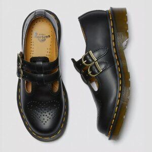 Dr Martens Smooth Leather Mary Jane Shoes